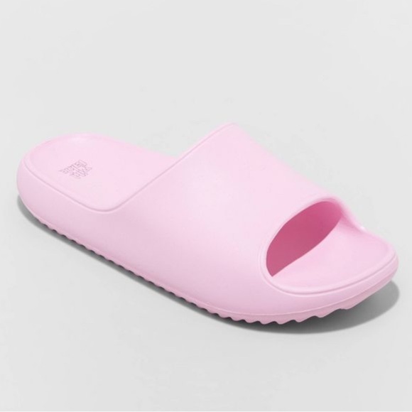 Pink target slides sandals - Picture 2 of 2